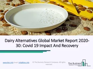 dairy dairy alternatives global alternatives