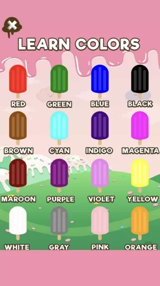 Learn Colors Name With Ice Cream | Learning Colors Ice Cream Shop
