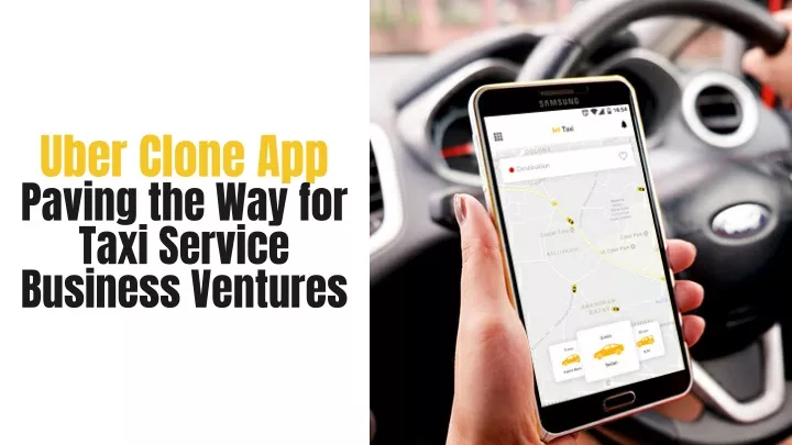 uber clone app paving the way for taxi service