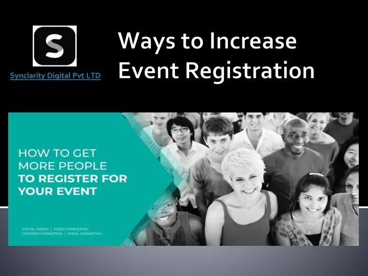 ways to increase event registration