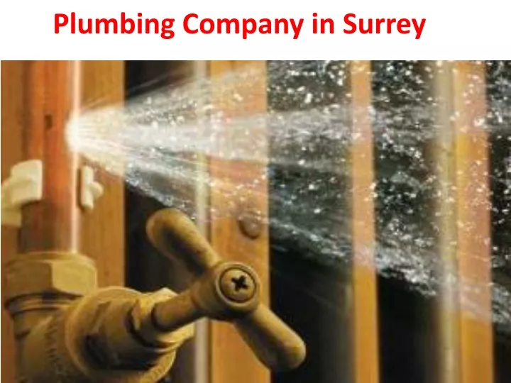 plumbing company in surrey