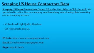 scraping us house contractors data