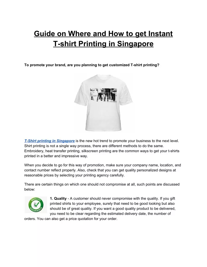 guide on where and how to get instant t shirt