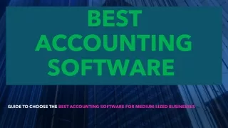 best accounting software