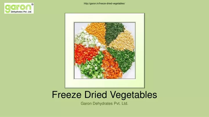 http garon in freeze dried vegetables
