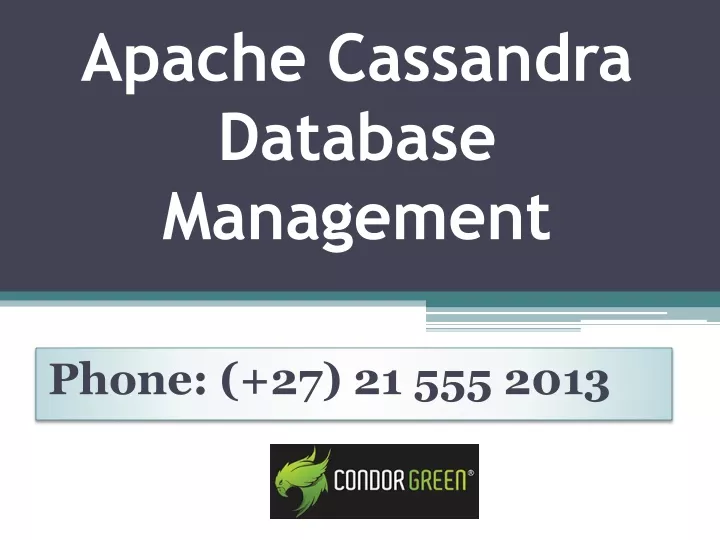 apache cassandra database management