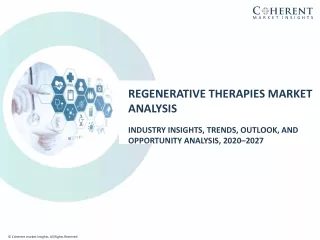 Regenerative Therapies Market Size, Trends, Shares, Insights and Forecast - 2027
