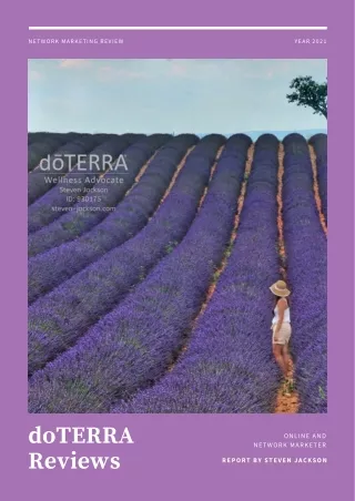 doTERRA reviews and why you should have a doTERRA membership