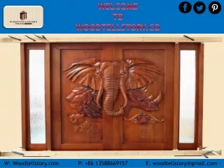 Hand Carved Wooden Doors