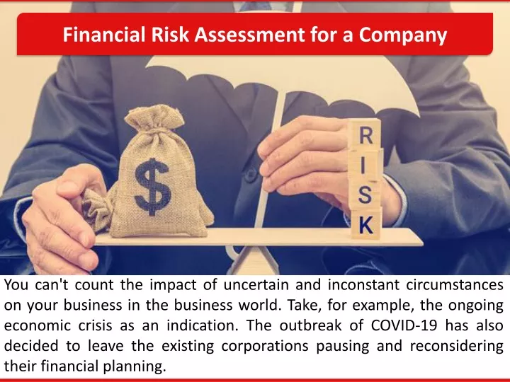 financial risk assessment for a company