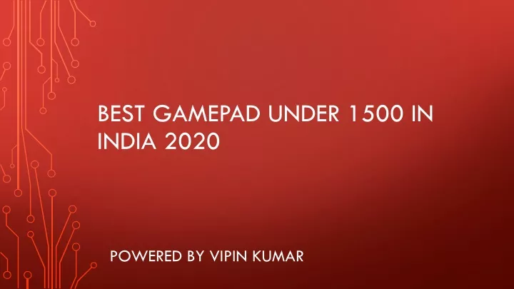 best gamepad under 1500 in india 2020