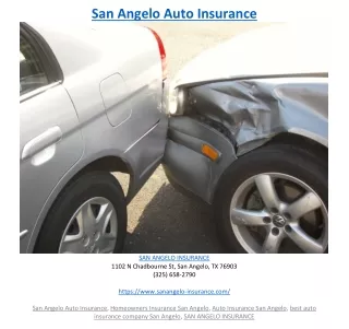 san angelo auto insurance