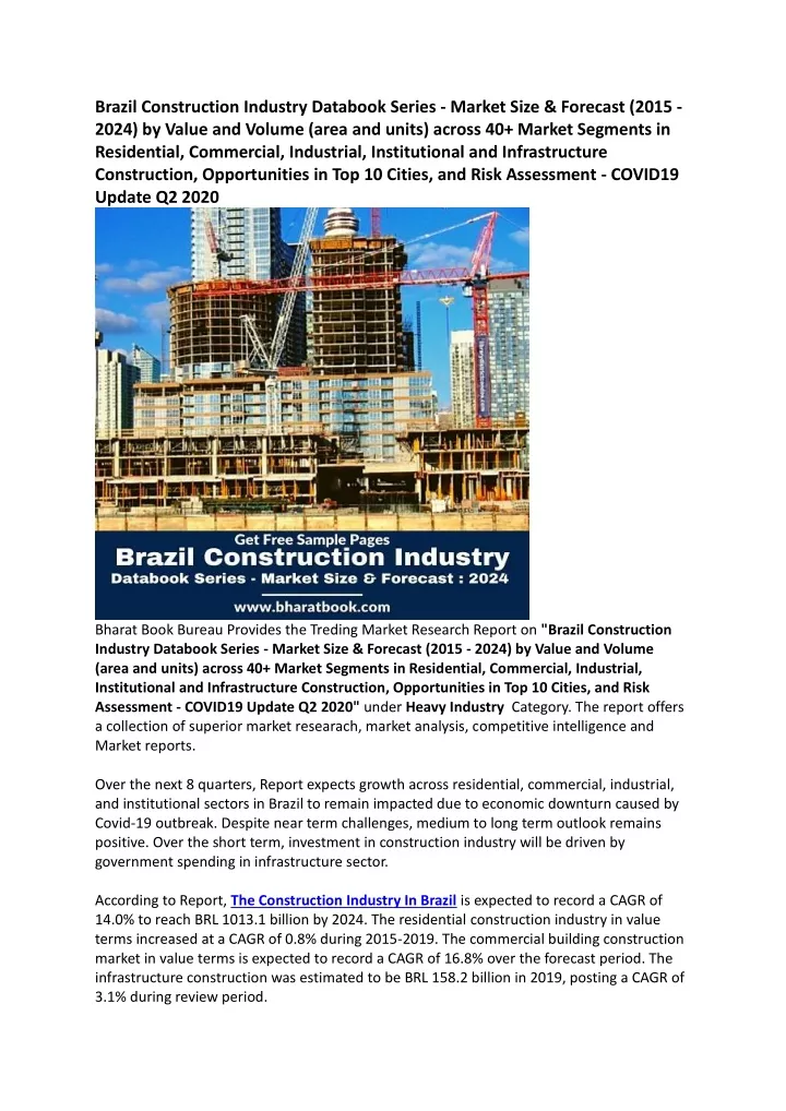 brazil construction industry databook series