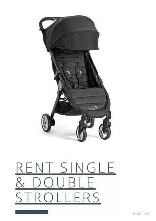 Rent High Quality Double & Single Stroller- Babies GetAway