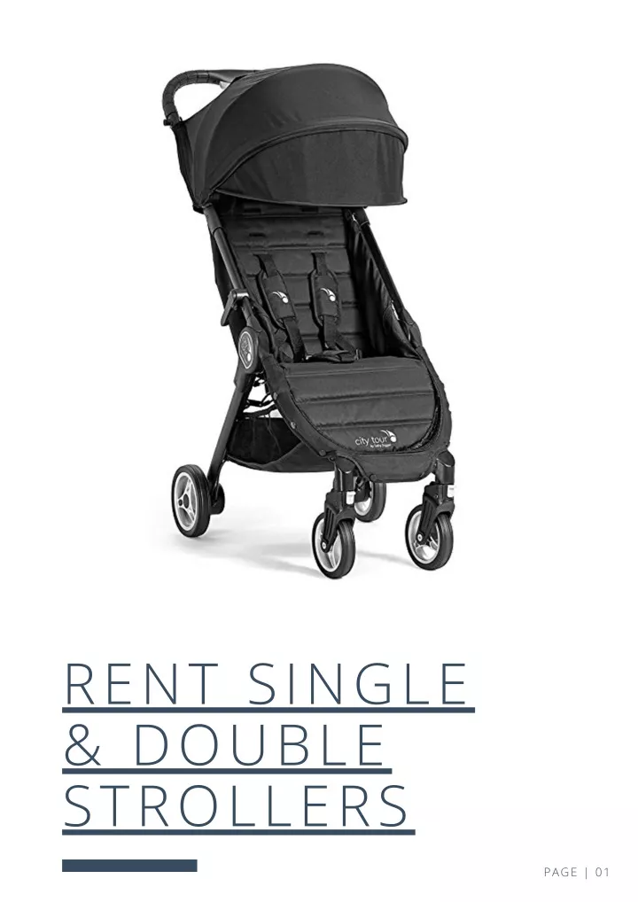 rent single double strollers