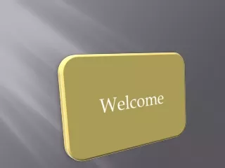 welcome