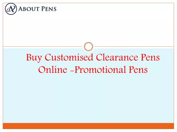 buy customised clearance pens online promotional pens
