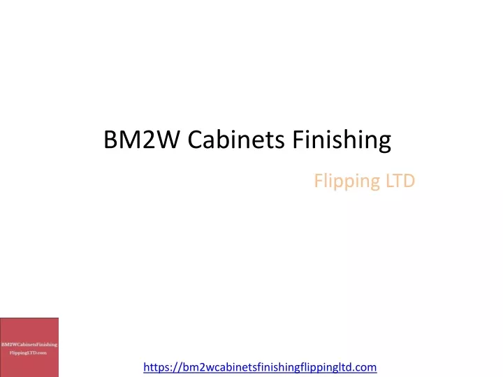 bm2w cabinets finishing