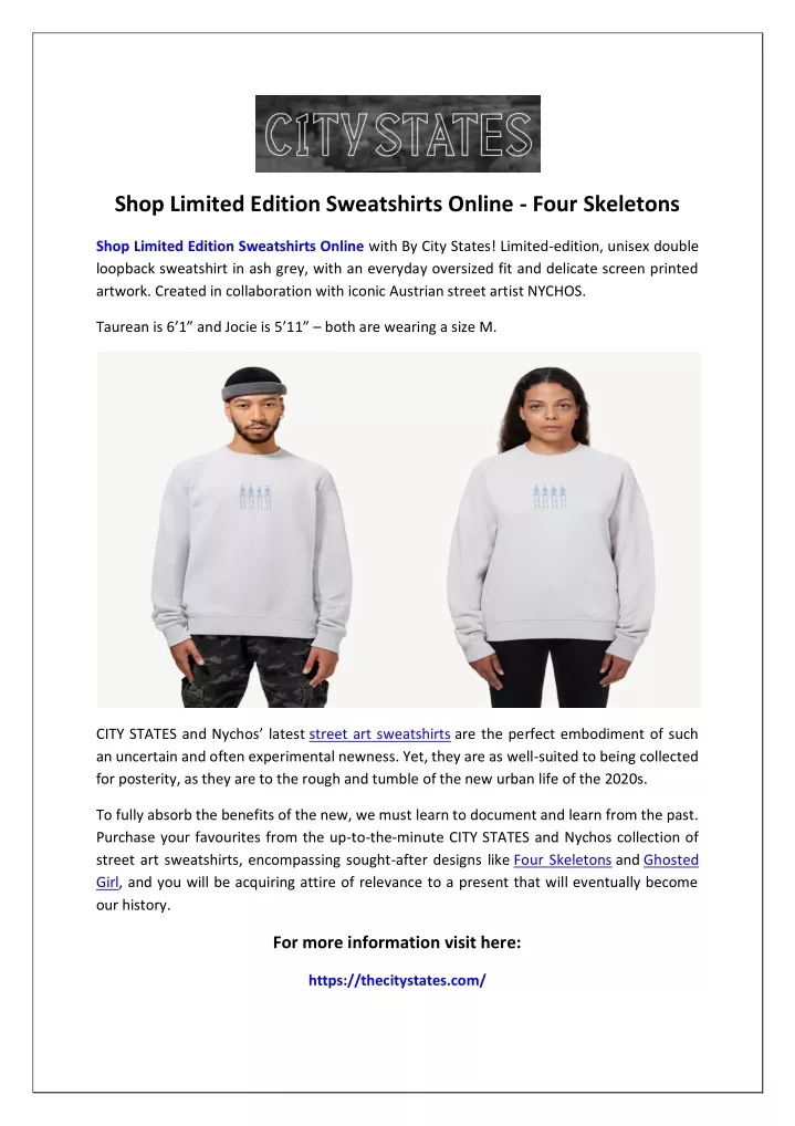 shop limited edition sweatshirts online four