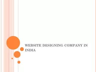 website designing company in india