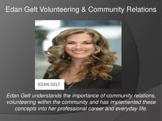 Edan Gelt Volunteering & Community Relations