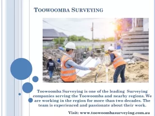 Surveyor Toowoomba
