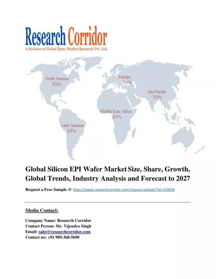 global silicon epi wafer market size share growth