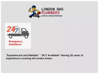 London Gas Plumbers - Emergency Plumbers London