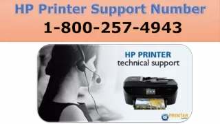 HP Printer Support Number 1-800-257-4943 | HP Printer Help
