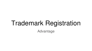 Trademark Registration Advantage