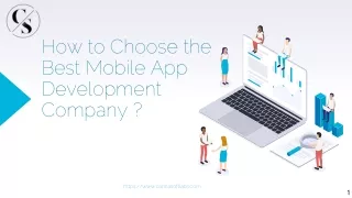 How to Choose Best Mobile app development company