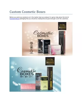 custom cosmetic boxes