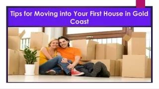 tips for moving into your first house in gold coast