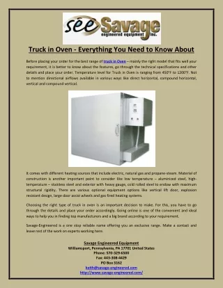 truck in oven everything you need to know about