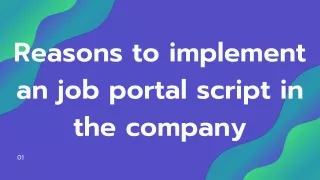 Reasons to implement an app and job portal in the company