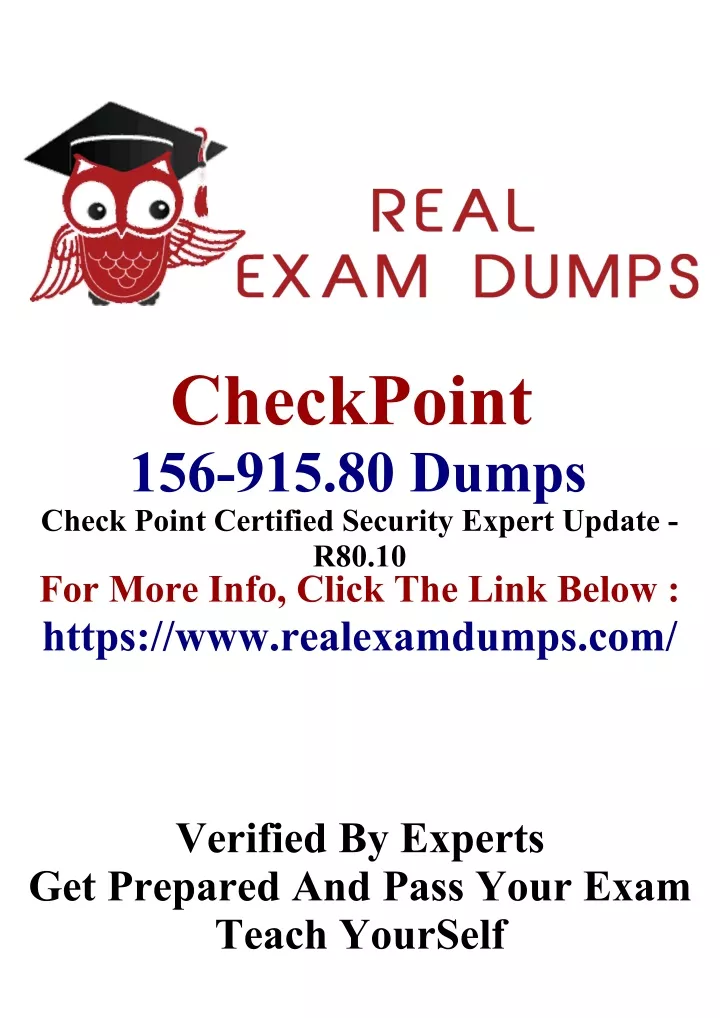 checkpoint 156 915 80 dumps check point certified