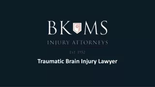 Traumatic Brain Injury Attorney - Block, Klukas, Manzella & Shell, P.C.