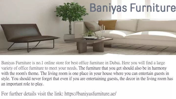 baniyas furniture is no 1 online store for best