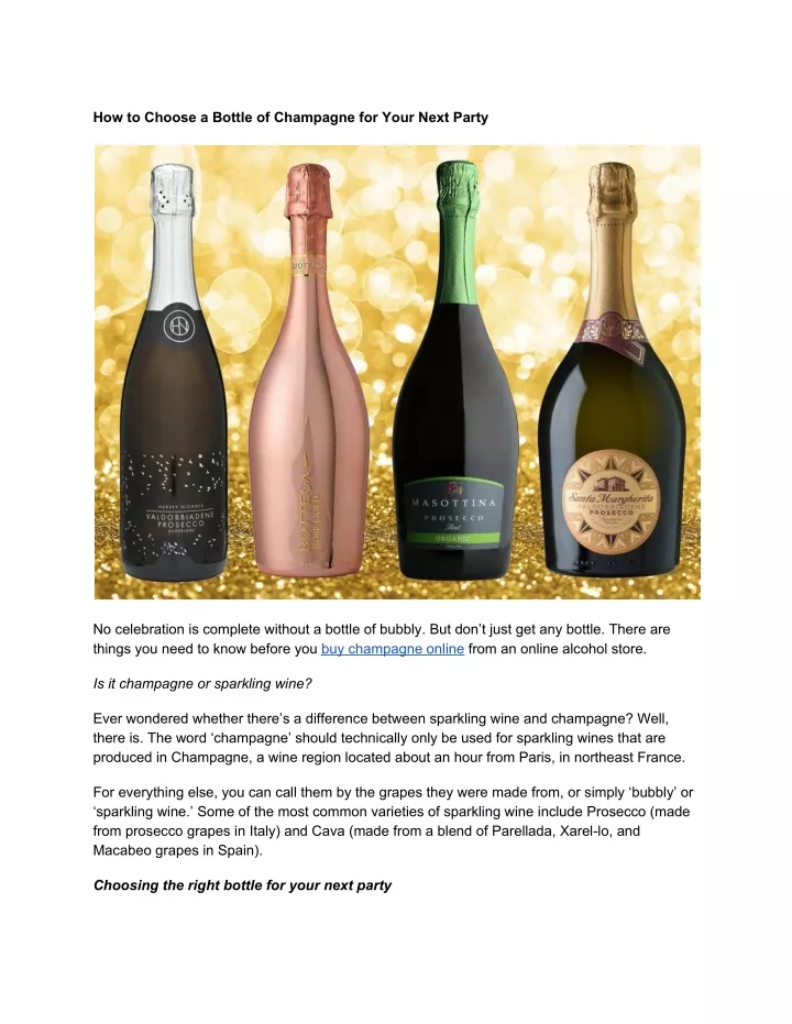 Buy Sparkling Wines Online