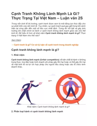 c nh tranh