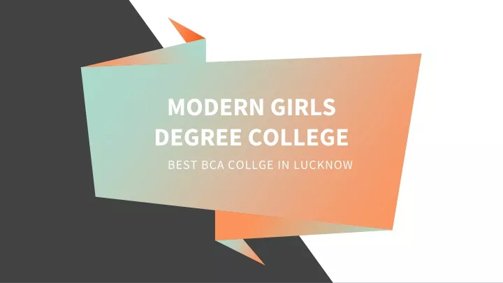 modern girls degree college