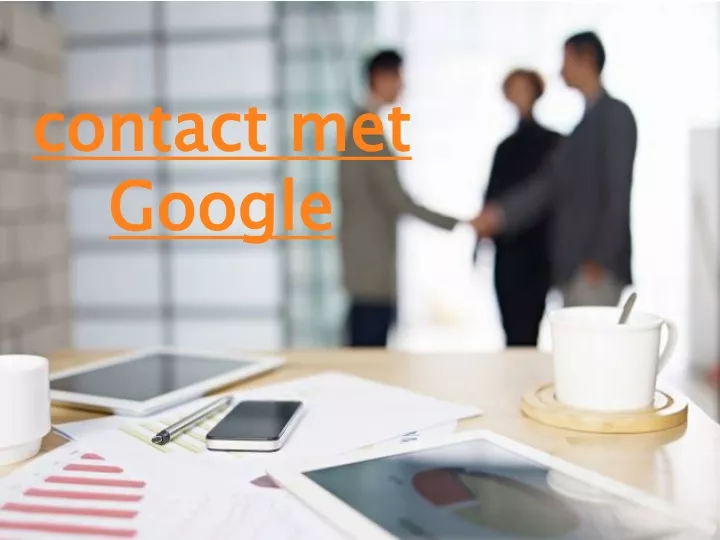 contact met google