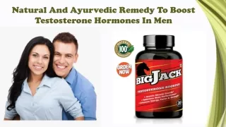 Naturally Improves Testosterone Hormones With Testosterone Booster Capsules