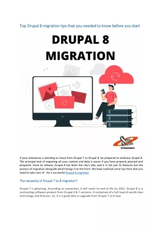 Top Drupal 8 migration tips that you needed to know before you start
