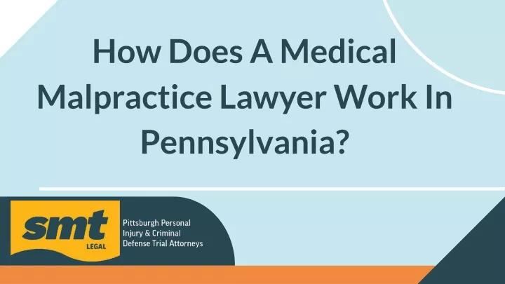 how does a medical malpractice lawyer work