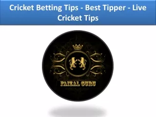cricket betting tips best tipper live cricket tips