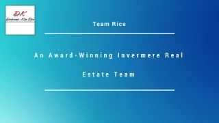 An Award-Winning Invermere Real Estate Team | Team Rice