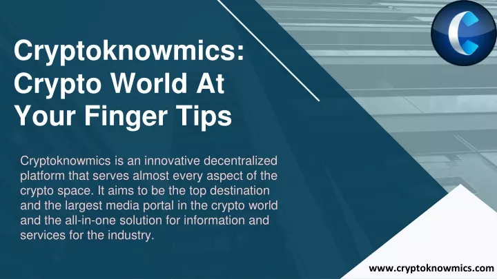 cryptoknowmics crypto world at your finger tips