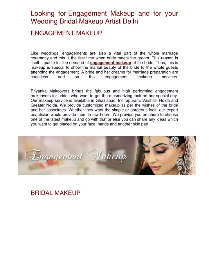 looking for engagement makeup and for your