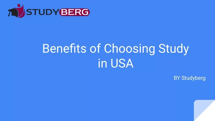 benefits of choosing study in usa